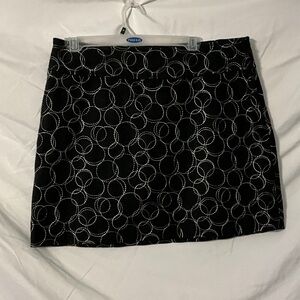 Ideology Grey and Silver Patterned Mini Skirt